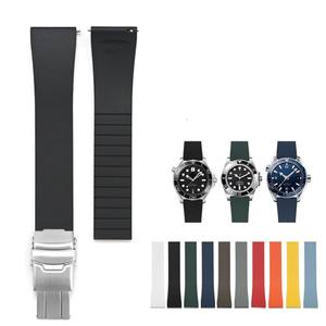 <span class=keywords><strong>Bracelet</strong></span> de <span class=keywords><strong>Montre</strong></span> de Luxe à Libération Rapide 18mm 19mm 20mm 21mm 22mm Découpable en Caoutchouc FKM pour <span class=keywords><strong>Cartier</strong></span> Santos - Product Image 6