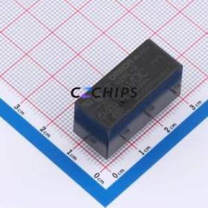 G2RL-2 DC5 Power Relay DIP,12.5x28.8mm Relay 5V 2 Changeover: 2C DPDT-Changeover::: 440V-AC/300V-DC Silver Alloy Cadmium Free - Product Image 1