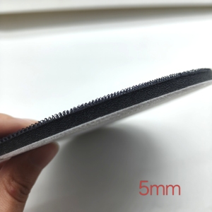 Weiche 5-Zoll-Schleifunterlage mit 6 Löchern und 125 mm Durchmesser, Klettverschluss, OEM-anpassbare Polierpads für die Dämpfung und zum Schutz der Autokarosserie - Product Image 5