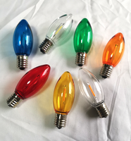 Ampoule LED de remplacement Guanyi C9, alimentation CA avec culot E17 pour décorations de Noël