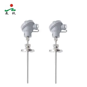 Haichen Head Mount Resistance Détecteur thermique Pt100 Rtd avec bride mobile