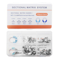 Produits orthodontiques dentaires manuels Weller Matériel de dentisterie pour clinique dentaire Ensemble de systèmes matriciels sectionnels