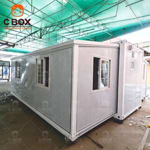 Cbox Vente en gros de maisons modulaires modernes de 20 pieds, villa pliable, chambre mobile, mini-maisons, bureau, maison préfabriquée extensible en conteneur - Product Image 4