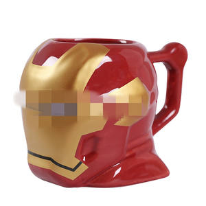 Tasse à café en céramique en forme de personnage de bande dessinée 3D, cadeau de Noël, <span class=keywords><strong>Spider</strong></span>-<span class=keywords><strong>Man</strong></span>, super-héros, pour café, lait ou boissons - Product Image 3