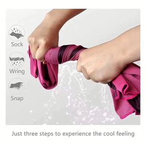 Promotional Custom Logo <b>Cooling</b> <b>Towels</b> for Wedding Favors & Bridal Party Gifts - Product Image 2