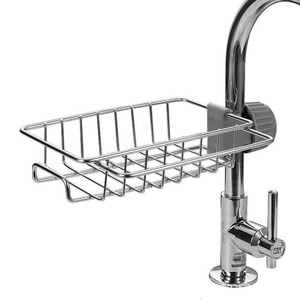Égouttoir de cuisine en acier inoxydable, taille L, multi-usages, sans perçage, rotatif, pour rangement sous évier, résistant à la rouille - Product Image 2