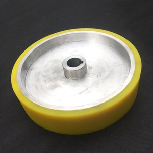 Poulie d'oximation anodique dure pour machine à enrouler/machine d'extrusion, rouleau de fil de 500 mm de périmètre, poulie de compression - Product Image 6