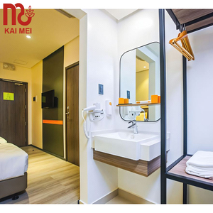 Fournisseur de meubles d'hôtel d'<span class=keywords><strong>occasion</strong></span> sur mesure, Foshan, panneaux de bois, appartement moderne, durable - Product Image 5