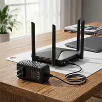 Adaptateur d'alimentation à découpage AC/DC 24V 0.5A 12W à prix d'usine, prise murale US pour routeur et caméra de vidéosurveillance