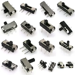 8 Pin Slide Switch 3 Position Angle Side Toggle 2P3T Slide Switch