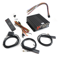 MDVR avec stockage HDD et SD - H.265, tension large bande 10-36V, coque en aluminium antistatique, surveillance audio et vidéo 4 canaux MDVR
