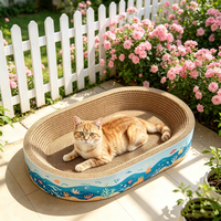 Produits pour animaux de compagnie en gros : Nouvelle griffoire ronde multifonction pour chat, amusante, pour affûter les griffes