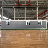 YONGZHU Vente en gros de maisons miniatures de luxe à 3 chambres, 40 pieds, mobiles, pliables, extensibles, préfabriquées en conteneurs