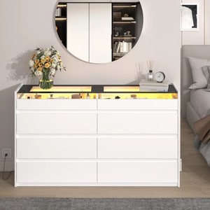 Elegant Living Room Smart Led Solid Wood Cabinet Dresser Nordic Tallboy Kitchen Woman Shallow <strong>Tall</strong> Chest <strong>of</strong> <strong>Drawers</strong> With Glass - Product Image 6