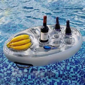 <span class=keywords><strong>Posavasos</strong></span> Inflables Personalizados, Bandeja Flotante para Bebidas, Cerveza, Spa, Bar, PVC, Accesorios para Piscina, Flotador - Product Image 4