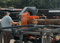 Fendeuse de bois robuste à double essieu, 27 CV, à essence, avec pompe à moteur et convoyeur pliable
