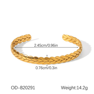 Mw 18K Vàng Mạ <span class=keywords><strong>Cuff</strong></span> <span class=keywords><strong>Bangle</strong></span> Lúa Mì Tai Twist <span class=keywords><strong>Bangle</strong></span> Người Đàn Ông Các Cặp Vợ Chồng Tình Yêu Vòng Đeo Tay Dệt Bện Bangles Thép Không Gỉ <span class=keywords><strong>Bangle</strong></span> - Product Image 5