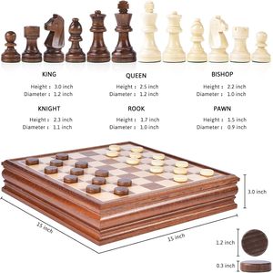 15 inch cờ vua và cờ Hội Đồng Quản trị trò chơi bộ với <span class=keywords><strong>2</strong></span> thêm nữ hoàng gỗ Hội Đồng Quản trị hộp với lưu trữ, cổ điển <span class=keywords><strong>2</strong></span> trong <span class=keywords><strong>1</strong></span> Bộ cờ vua - Product Image 4