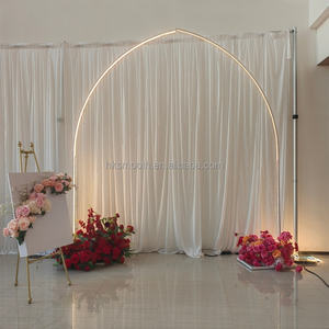 Arco de Camino LED con Cuentas de Cristal de Perfección SUAVE - Luz de Árbol de Metal Brillante para Bodas, Eventos, Salones de Fiesta - Product Image 2