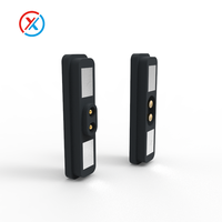 Conector Magnético de 2 Pines, Conector Pogo Pin de 2.2mm de Paso, 5V2A, Conector Magnético de Alimentación CC con Resorte