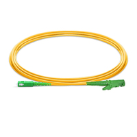 Cavalier E2K haute puissance monomode Simplex PVC LSZH 2.0mm 3.0mm cordon de raccordement E2000 APC à E2000/APC cordon de raccordement à fibre optique