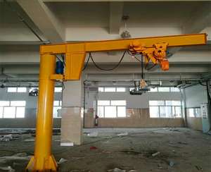 Grue à flèche pivotante robuste pour la construction, utilisation industrielle efficace montée sur colonne, avec composants principaux en état neuf inclus - Product Image 4