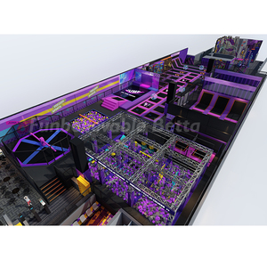 Bettaplay Parco Trampolini Commerciale Indoor di 1300 mq, Centro Giochi con Parete da Arrampicata e <span class=keywords><strong>Sala</strong></span> <span class=keywords><strong>Feste</strong></span> <span class=keywords><strong>per</strong></span> Centri Commerciali - Product Image 4