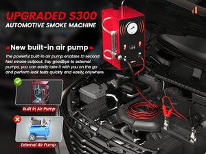 ANCEL S300 Détecteur de Fuite de Fumée Tuyau <span class=keywords><strong>Aspirateur</strong></span> Ultrasonique <span class=keywords><strong>Injecteur</strong></span> de Carburant Nettoyeur Testeur de Diagnostic Machine <span class=keywords><strong>Injecteur</strong></span> Test de Résistance - Product Image 6