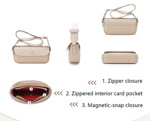 Großhandel Neue Damen Luxus Designer PU-Leder Leichte Umhängetasche Vintage Bohemian Mode Einzelstück - Product Image 6