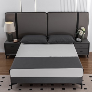 Drap plat brodé de protection contre les radiations, très efficace, antibactérien, 150 lavages, qualité 400TC, pour la maison, l'hôpital, l'hôtel - Product Image 1