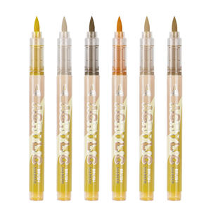 Новые акриловые маркеры для рисования, серия «Желтый», 12 штук - Product Image 5