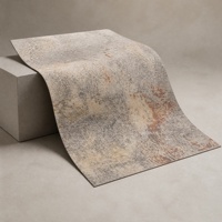 Revêtement mural flexible en pierre Golden Sand, panneau souple en ardoise MCM, revêtement en sable de quartz imperméable
