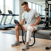 Masseur à ondes d'air à 5 chambres approuvé CE médical, pompe de compression des jambes pour la prévention des THCV et le soulagement de la douleur et la récupération musculaire