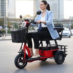 HLD 10-Inch Gấp Ba Bánh Xe Scooter 48V Thông Minh Điện Tử Di Động Ebike Giải Trí Đi Bộ 3 Bánh Xe Ba Bánh Điện Cho Mở - Product Image 3