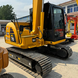 Mini-excavatrice PC70 à bras long de 13 mètres, personnalisée en usine, avec godet de 0,2 mètre cube, pour nivellement de pentes et dragage de bassins - Product Image 3