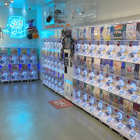 Distributeur de capsules de jouets commercial - Distributeur sur pied pour centres commerciaux intérieurs et parcs d'attractions