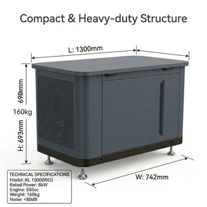 Wholesale 9kW Silent <b>Generator</b> Factory Price KULLER KL-10000i Power Station Remote Control OEM Supplier Factory Direct Margins** - Product Image 5