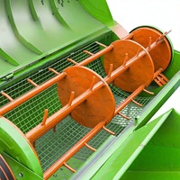 Machine à battre le riz et le millet entièrement automatique, petite moissonneuse-batteuse à alimentation complète en acier inoxydable, garantie 4 ans, Nong Lei De Zhu