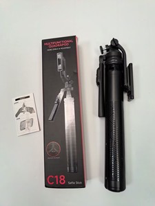 2025 Mới Nhất Bền Mini Ảnh Tự Sướng Thanh Có Thể Gập Lại Xách Tay Điều Khiển Từ Xa Điện Thoại Tripod C18 Cầm Tay Ảnh Tự Sướng Thanh - Product Image 4