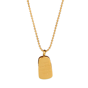 Collar con colgante de alienígena Simple de oro de 14 quilates Europeo Americano para <span class=keywords><strong>mujer</strong></span>, diseño de nicho INS, temperamento, Diamante inglés que combina con todo - Product Image 1