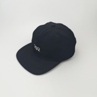 Logotipo personalizado Negro Moda Hombres Elegante en blanco de ala plana de 5 paneles Snapback Cap 3D Bordado Deportes Snapback Cap para los jóvenes