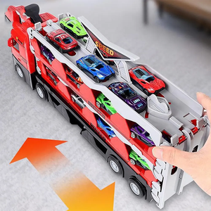 ZG 207CM di treno Camiones De Juguete Diecast Cars deformazione catapulta grande camion pista di espulsione pieghevole catapulta camion giocattolo - Product Image 4