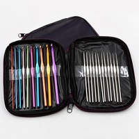 Ensemble de crochets en alliage d'aluminium coloré avec étui en cuir, 22 pièces, fabricants