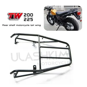 Applicable to For YAMAHA TW225 TW200 rear rack motorcycle tail wing travel rear rack shelf retro car modified tail wing