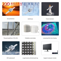 Écran LED en maille P60 à luminosité ultra élevée 12000 CD pour la publicité extérieure et les murs d'affichage numériques pour les façades de magasins de détail