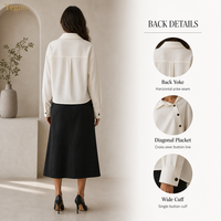 Chemise croisée Yegao, vêtements en gros, chemise carrée courte pour femme, OEM ODM, commande d'usine personnalisée, fournisseur direct