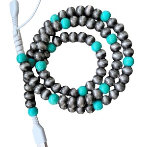 Cavi di ricarica per <span class=keywords><strong>telefono</strong></span> con perle Navajo e perline fatte a mano, design occidentale - Product Image 1