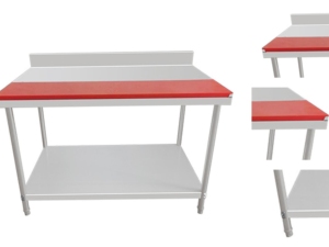 Établi commercial en acier inoxydable VICTORY avec haftplatte SS table de travail équipement de restauration pour autres fournitures d'hôtel - Product Image 3