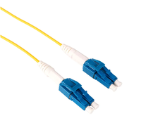 Cordon Fibre Optique Duplex LC UPC vers LC UPC UNIBOOT 1m 3.0mm LSZH Longueur Personnalisée