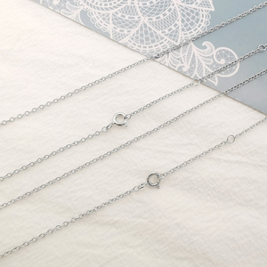 Thời Trang Chất Lượng Cao Mạ Vàng 925 Bạc Chuỗi Vòng Cổ Bán Buôn, Giá Rẻ 925 Sterling <span class=keywords><strong>Silver</strong></span> Cable Liên Kết Chuỗi Vòng Cổ - Product Image 3